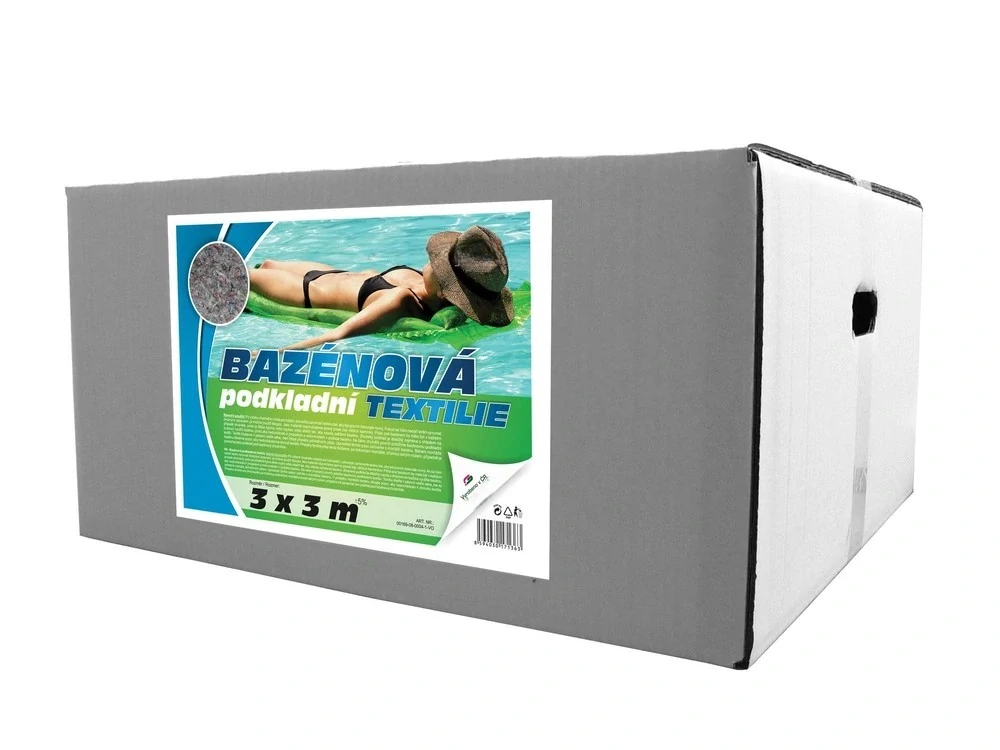 Podkladní bazénová textilie G; 3 x 3m; 250g; barevná