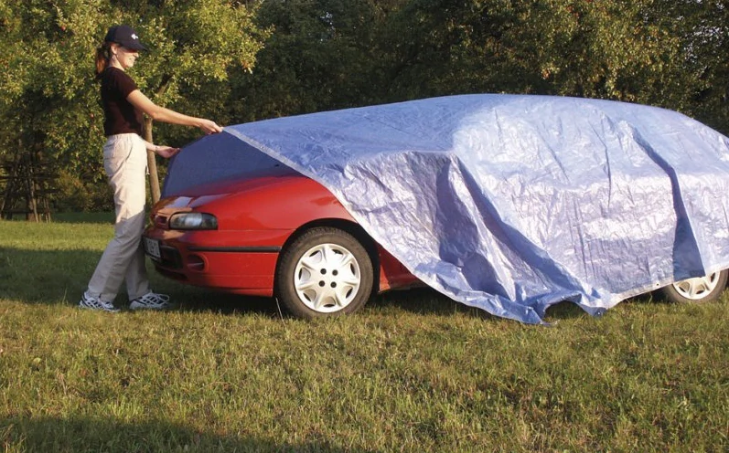 Zakrývací plachta s oky 4 x 6 m STANDARD