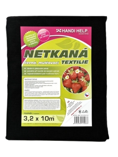 Mulčovací netkaná textilie černá 3,2 x 10 m