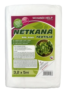 Netkaná textilie 3,2 x 5 m bílá, 17g