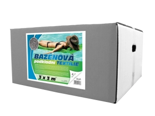 Podkladní bazénová textilie G;  3 x 3m; 250g; barevná