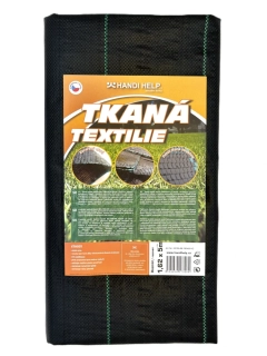 Tkaná textilie 1,62 x 5 m; černá