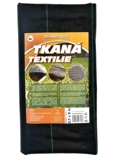 Tkaná textilie 2,1 x 5 m; černá 