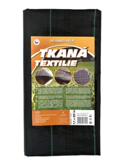 Tkaná textilie 1,1 x 20 m; černá
