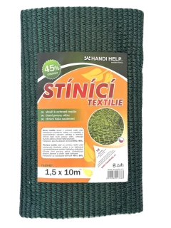 Stínící textilie 1,5 x 10 m / zastínění 45%
